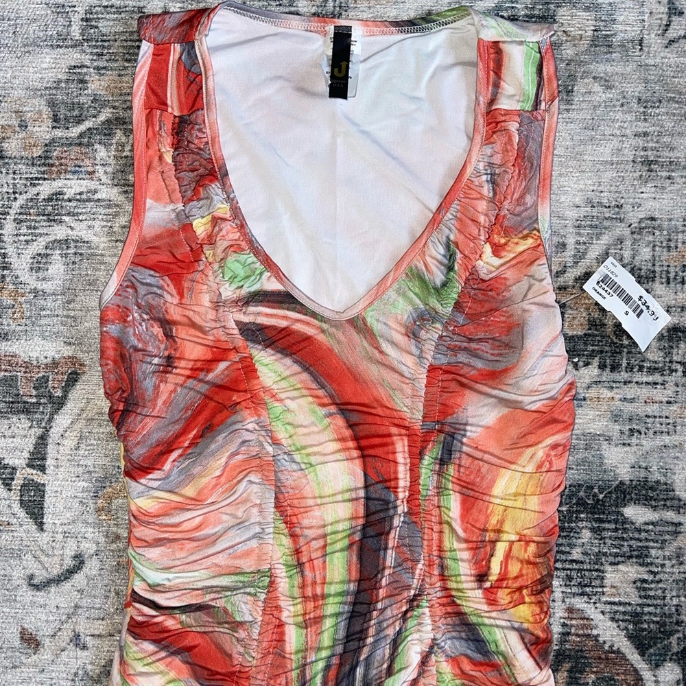 Colorful Abstract Dress - Picture 2 of 5